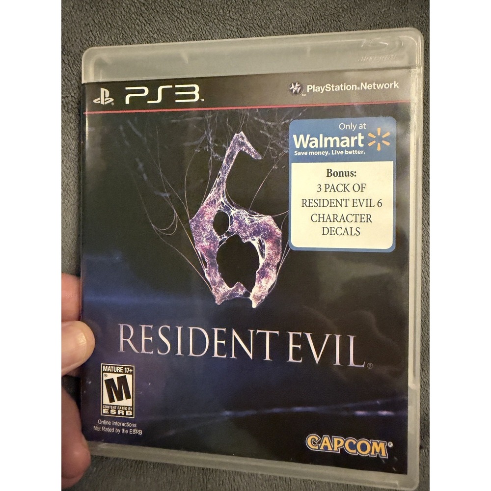 Resident Evil 6 Sony Playstation 3 PS3 Video Game‎ Cib Complete Mint With Decals